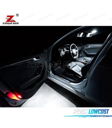 KIT 21 AMPOULES LED INTÉRIEUR AUDI A4 B8 S4 AVANT ESTATE 09-15
