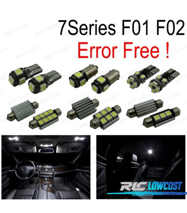 KIT 31AMPOULES LED INTÉRIEUR POUR BMW SÉRIE 7 F01 F02 740LI 750I 760LI 750LI XDRIVE ACTIVEHYBRID 09-15