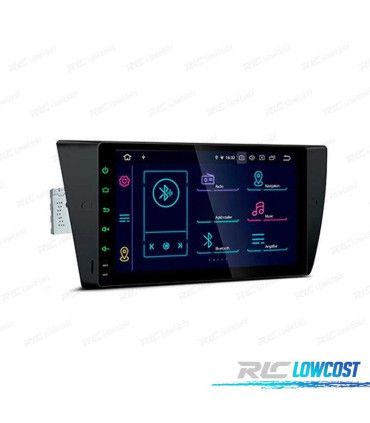 AUTORADIO 9" GPS ANDROID 14 POUR BMW E90 E91 E92 E93 ÉCRAN TACTILE