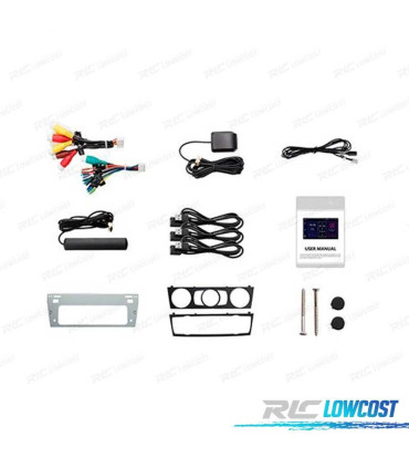 AUTORADIO 9" GPS ANDROID 14 BMW E90 E91 E92 E93 ÉCRAN TACTILE