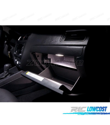 KIT 11 AMPOULES LED INTÉRIEUR POUR VOLKSWAGEN VW JETTA 6 VI MK6 BERLINE 11-18