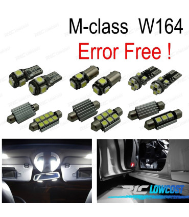 KIT 11 AMPOULES LED INTÉRIEUR POUR MERCEDES CLASSE C W202 C220 C230 C280 C36 AMG 93-99