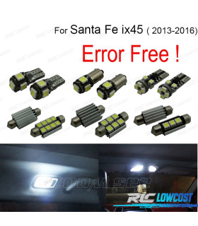 KIT 11 AMPOULES LED INTÉRIEUR POUR HYUNDAI SANTAFE SANTA FE IX45 13-16