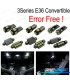KIT 12 AMPOULES LED INTÉRIEUR BMW SÉRIE 3 E36 BERLINE CABRIOLET M3 318I 320I 325I 323I 328I 93-99