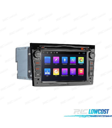 GPS AUTO ANDROID 11 NOIR POUR OPEL ASTRA H VIVARO ZAFIRA VECTRA CORSA D