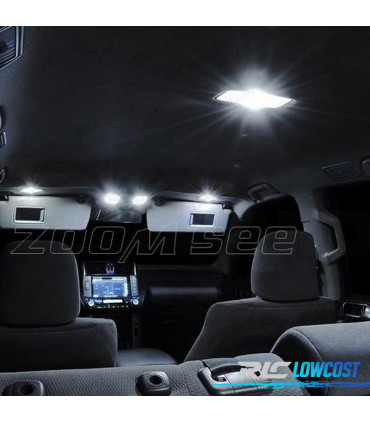 KIT 7 AMPOULES LED INTÉRIEUR POUR FIAT PALIO 178 02-11