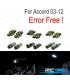 KIT 9 AMPOULES LED INTÉRIEUR POUR HONDA ACCORD 03-12