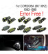 KIT 7 AMPOULES LED INTÉRIEUR SEAT CORDOBA 6K1 6K2 93-99