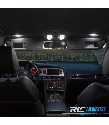 KIT 11 AMPOULES LED INTÉRIEUR POUR AUDI A6 S6 RS6 C6 BERLINE 05-11