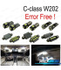 KIT 9 AMPOULES LED INTÉRIEUR POUR MERCEDES CLASSE C W202 C220 c230 C280 C43 AMG 93-99