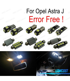 KIT 9 AMPOULES LED INTÉRIEUR POUR OPEL ASTRA J VAUXHALL OPC GTC SPORTS TOURER HATCBACK 09-15