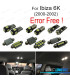KIT 7 AMPOULES LED INTÉRIEUR POUR SEAT IBIZA 3 Mk III 6K 00-02