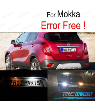 KIT 4 AMPOULES LED INTÉRIEUR POUR OPEL MOKKA 12-