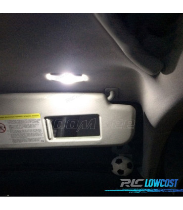 KIT 12 AMPOULES LED INTÉRIEUR POUR SEAT LEON MK2 1P 1P1 05-12