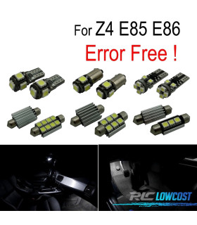 KIT 14 AMPOULES LED INTÉRIEUR POUR BMW Z4 E85 E86 Z4 ROADSTER COUPÉ CABRIOLET 03-08