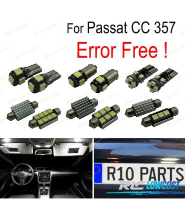 KIT 14 AMPOULES LED INTÉRIEUR POUR VOLKSWAGEN VW PASSAT CC 357 09-11