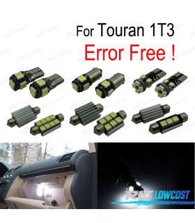 KIT 13 AMPOULES LED INTÉRIEUR POUR VOLKSWAGEN VW TOURAN 1Q3 11-15