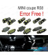 KIT 12 AMPOULES LED INTÉRIEUR POUR MINI COOPER COUPÉ R58 12-15