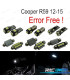 KIT 12 AMPOULES LED INTÉRIEUR POUR MINI COOPER ROADSTER R59 12-15