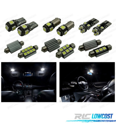 KIT 15 AMPOULES LED INTÉRIEUR BMW E46 COUPÉ BERLINE 318I 325I 328I 330I M3 99-05