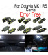 KIT 12 AMPOULES LED INTÉRIEUR SKODA OCTAVIA 1 MK1 MK I RS KOMBI 1U5 BREAK WAGON 96-04