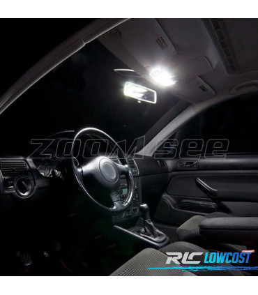 KIT 15 AMPOULES LED INTÉRIEUR POUR VOLKSWAGEN VW GTI GOLF 4 MK4 MKIV 99-05