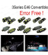 KIT 11 AMPOULES LED INTÉRIEUR BMW E46 CABRIOLET 318CI 320CD 320CI 325CI 323CI 330CI 330CD M3 00-07