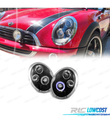 PHARES MINI COOPER 01-06 ANGEL EYES NOIR
