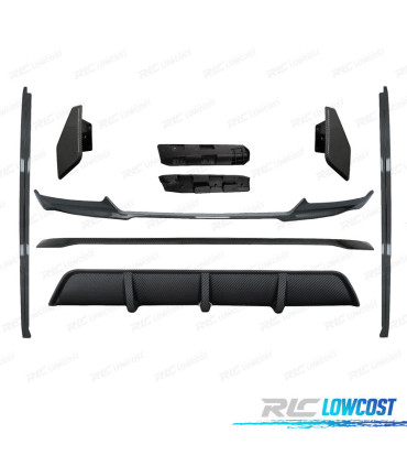 KIT CARROSSERIE BMW X6 F16 LCI 15-19 LOOK M CARBONE