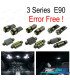 KIT 15 AMPOULES LED INTÉRIEUR POUR BMW E90 BERLINE 320D 320D XDRIVE 320XD 325D 325I 325XI 05-11