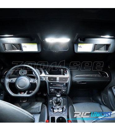 KIT 17 AMPOULES LED INTÉRIEUR AUDI A4 S4 RS4 B8 QUATTRO BERLINE