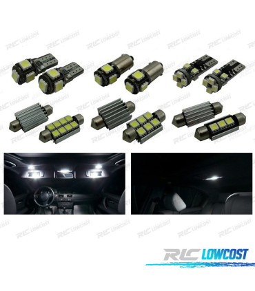 KIT 16 AMPOULES LED INTÉRIEUR POUR BMW E90 SEDÁN 316I 318I 320I 320D XDRIVE 325I 325XI 328I 335I 335XI 330D