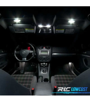 KIT 19 AMPOULES LED INTÉRIEUR POUR VOLKSWAGEN VW RABBIT GTI GOLF 5 MK5 L 06-09
