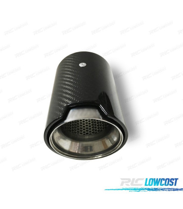 EMBOUT D'ÉCHAPPEMENT BMW LOOK M CARBONE ROND