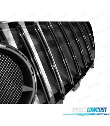 CALANDRE MERCEDES W213 16-18 LOOK GT-R NOIR BRILLANT