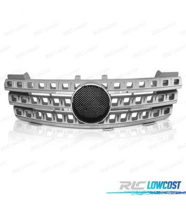 CALANDRE MERCEDES ML W164 05-08 CHROMÉ ARGENTÉ