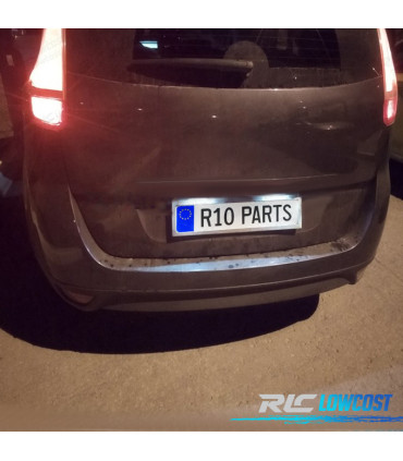 KIT 17 AMPOULES LED INTÉRIEUR POUR RENAULT SCENIC III 3 MK3 2009-2016