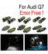 KIT 19 AMPOULES LED INTÉRIEUR POUR AUDI Q7 4L SPORT 05-14