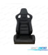 SIÈGE SEMI BAQUET TYPE RS EN CUIR NOIR CUIR SYNTHETIQUE