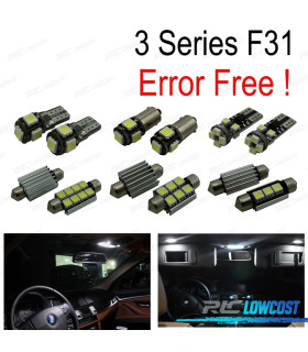 KIT 13 AMPOULES LED INTÉRIEUR POUR BMW SÉRIE 3 F31 WAGON TOURING 318I 320I 328I 330I 335D 335I 340I XDRIVE 12-