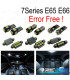 KIT 20 AMPOULES LED INTÉRIEUR POUR BMW SÉRIE 7 E65 E66 745Li 750Li 760Li 745i 750i 2002-2008