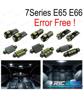 KIT 20 AMPOULES LED INTÉRIEUR POUR BMW SÉRIE 7 E65 E66 745Li 750Li 760Li 745i 750i 2002-2008