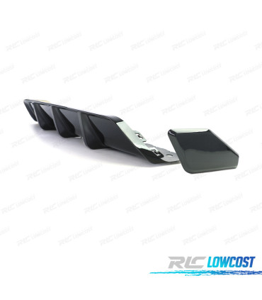 DIFFUSEUR BMW X6 F16 14-19 NOIR BRILLANT