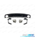 DIFFUSEUR AUDI A7 S LINE 16-18 LOOK RS7 NOIR BRILLANT + EMBOUTS D'ECHAPPEMENTS ARGENT