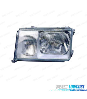 PHARE GAUCHE MERCEDES W124 BERLINE COUPÉ 89-93 FOND ARGENT
