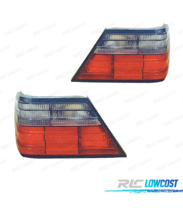 FEUX ARRIÈRE POUR MERCEDES W124 BERLINE COUPÉ FUMÉ