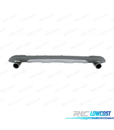 DIFFUSEUR BMW X1 F48 15-19 LOOK M + EMBOUTS D'ÉCHAPPEMENT