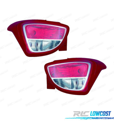 FEUX ARRIÈRE HYUNDAI I10 13- BLANC ROUGE