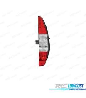 FEUX ARRIÈRE DROIT POUR FIAT DOBLO 01-05 BLANC ROUGE