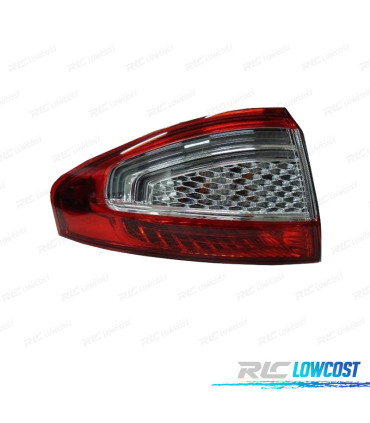 FEUX ARRIERE GAUCHE POUR FORD MONDEO IV 4P 10-14 LED BLANC ROUGE